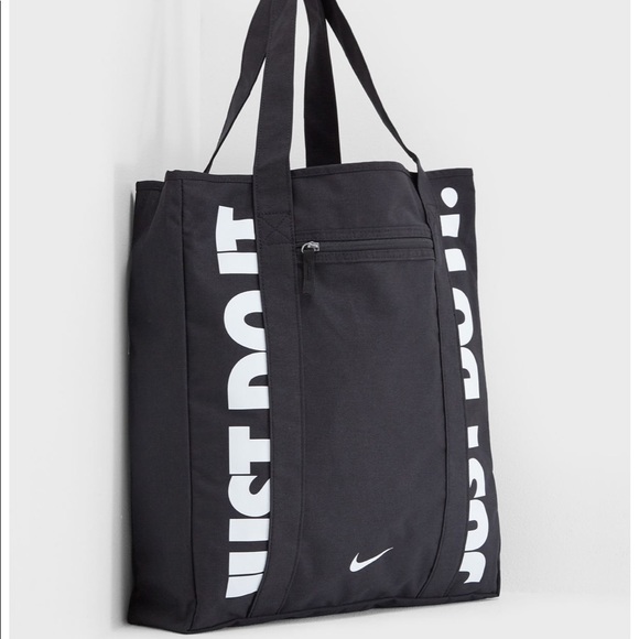 NWT Nike Gym Tote Bag JUSt Do It Black Women’s - Picture 2 of 7